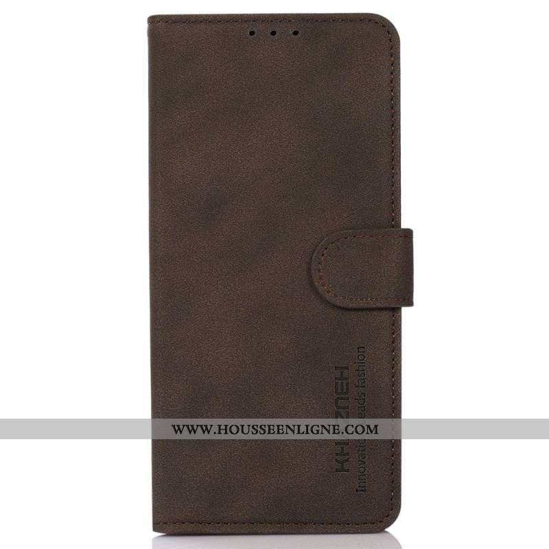 Housse iPhone 14 Effet Cuir Fashion KHAZNEH