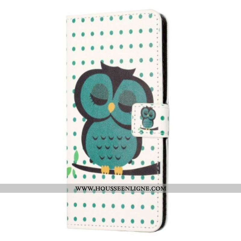 Housse iPhone 14 Hibou Endormi