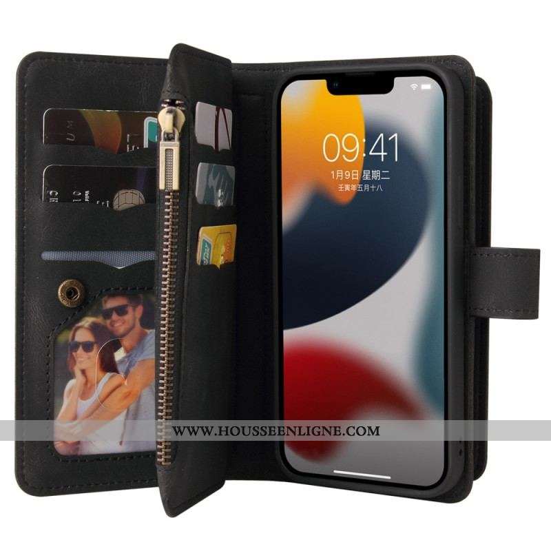 Housse iPhone 14 Multi-fonctions Porte-Cartes