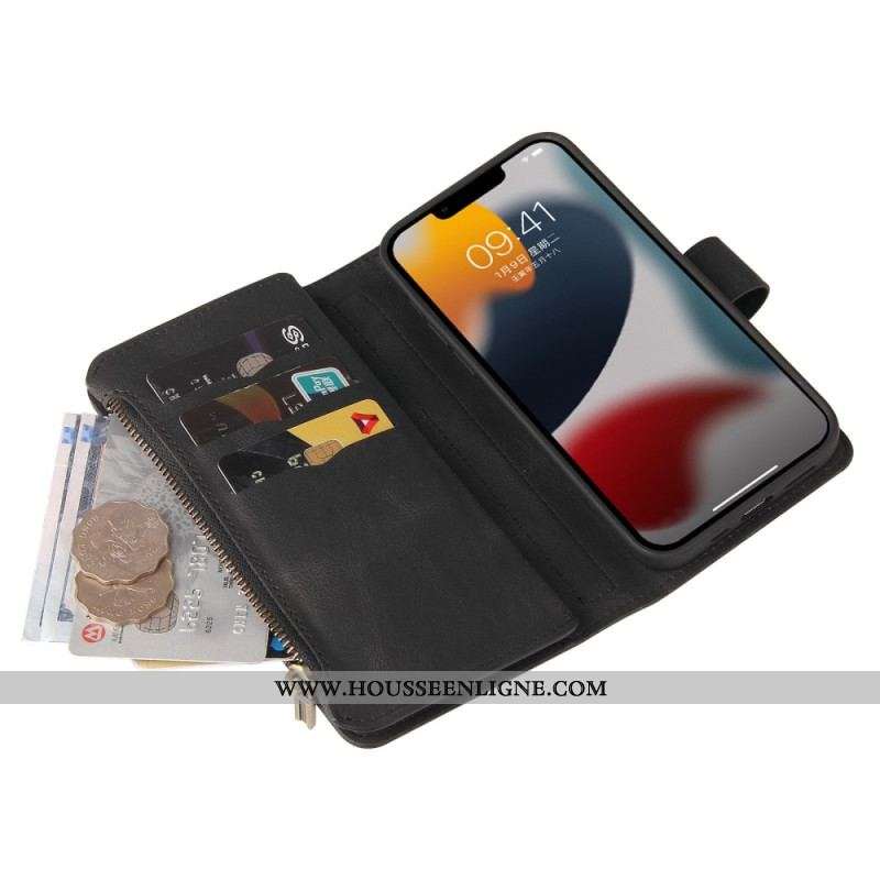 Housse iPhone 14 Multi-fonctions Porte-Cartes