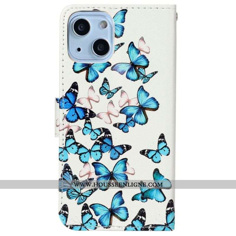 Housse iPhone 14 Papillons en Vol
