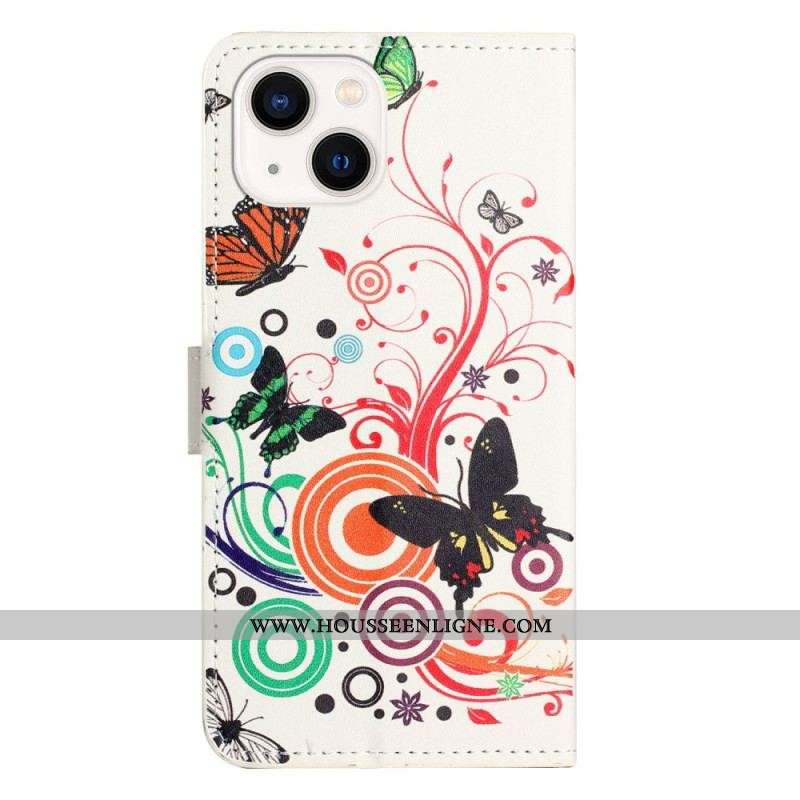 Housse iPhone 14 Papillons