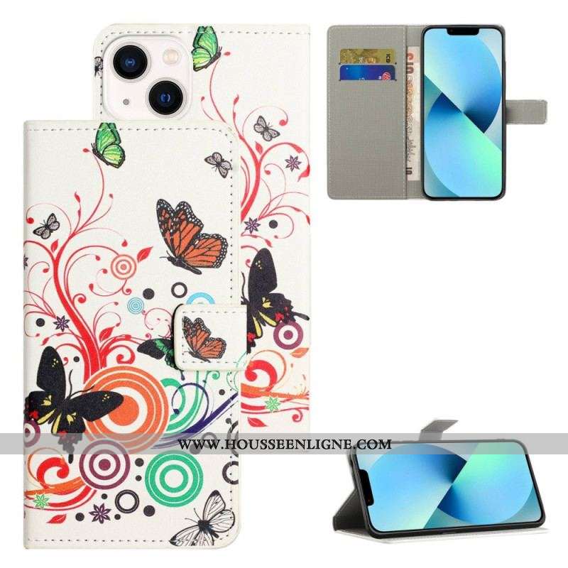 Housse iPhone 14 Papillons