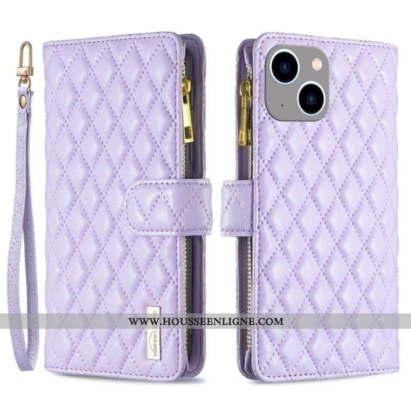 Housse iPhone 14 Plus Binfen Color Style Matelassé