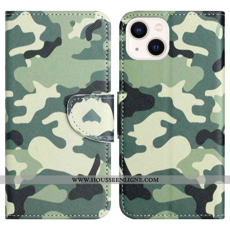 Housse iPhone 14 Plus Camouflage Militaire
