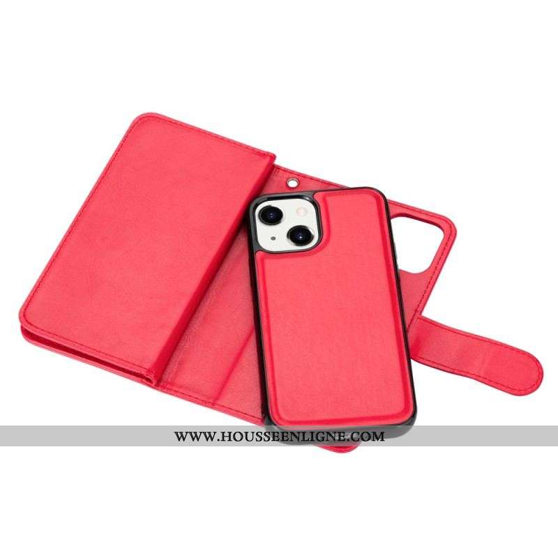 Housse iPhone 14 Plus Coque Détachable 9 Porte-Cartes