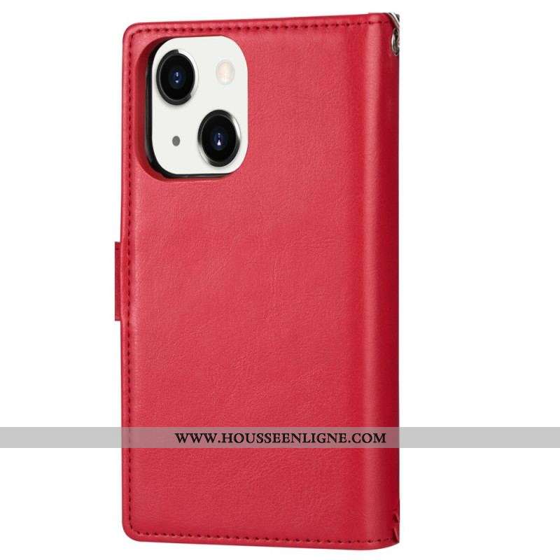 Housse iPhone 14 Plus Coque Détachable 9 Porte-Cartes