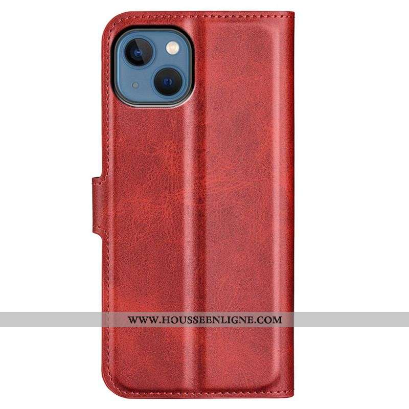 Housse iPhone 14 Plus Effet Cuir Slim Extrême