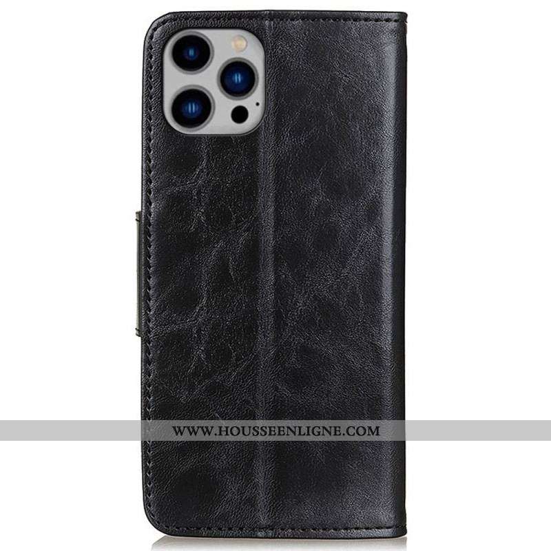 Housse iPhone 14 Plus Fermeture Magnétique Réversible