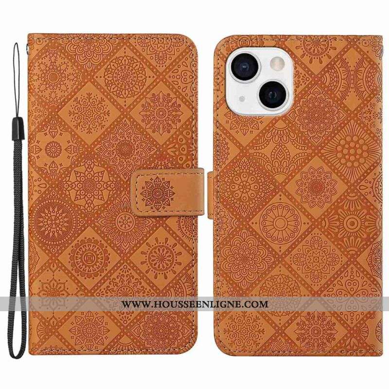 Housse iPhone 14 Plus Motif Tapisserie
