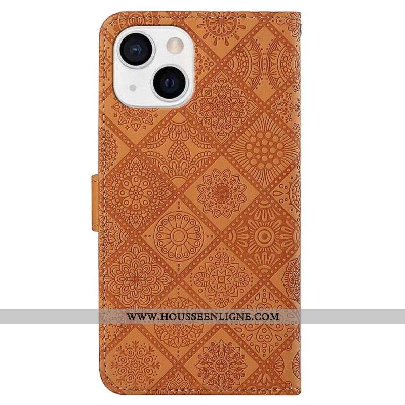 Housse iPhone 14 Plus Motif Tapisserie