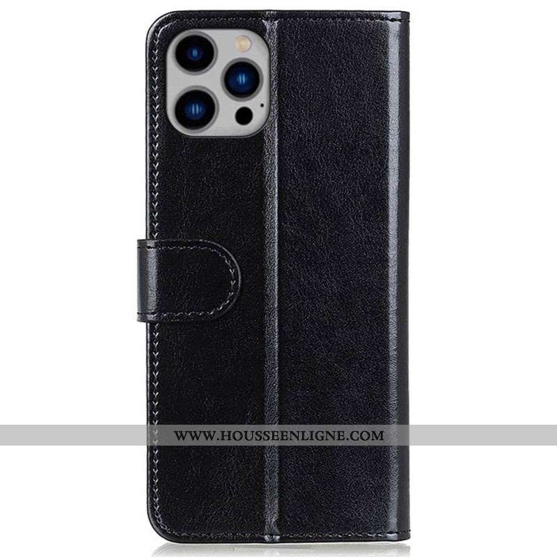 Housse iPhone 14 Plus Simili Cuir Finesse