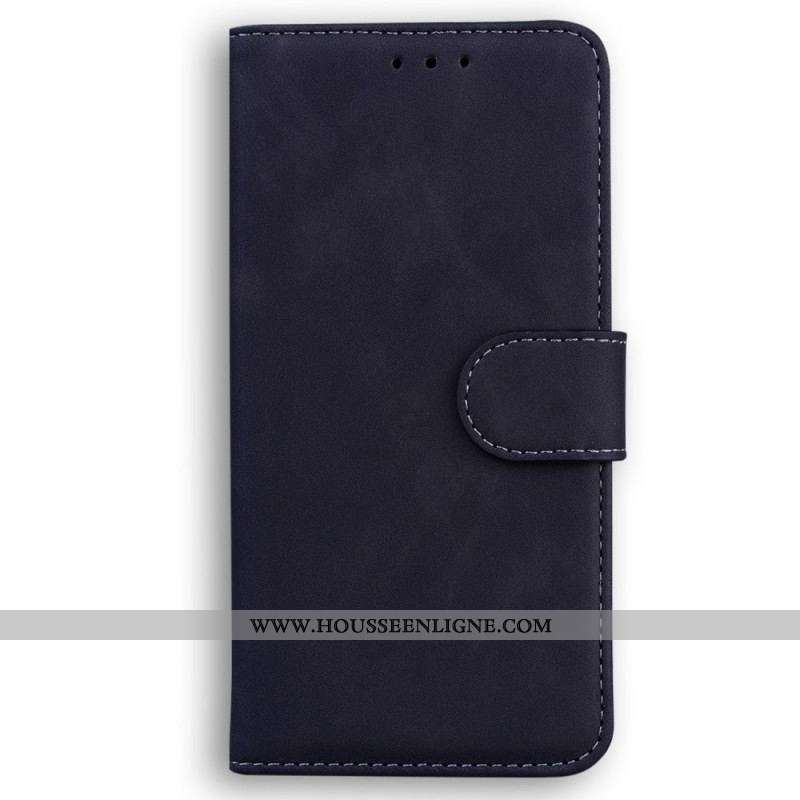 Housse iPhone 14 Plus Style Cuir Couture