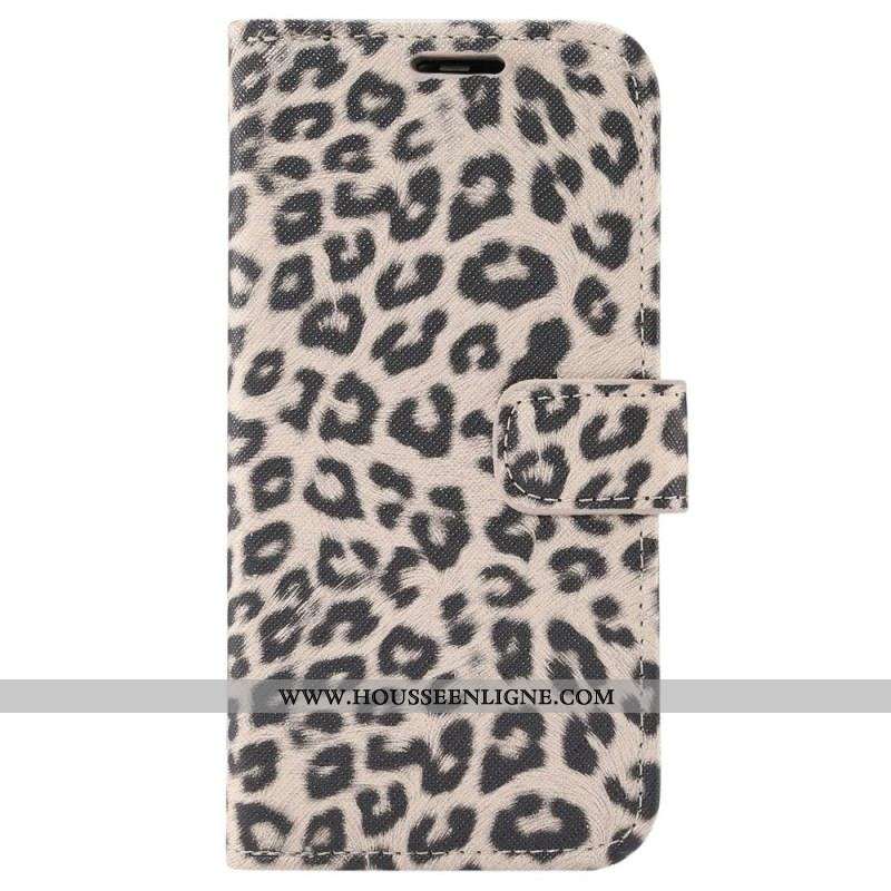 Housse iPhone 14 Plus Style Peau de Léopard