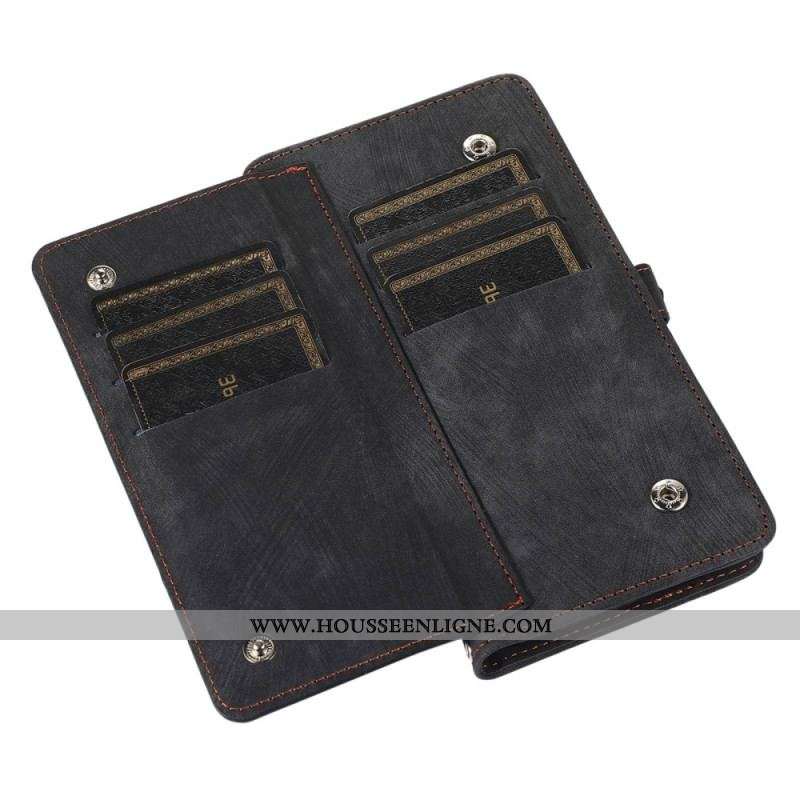 Housse iPhone 14 Porte-Monnaie 9 Porte-Cartes