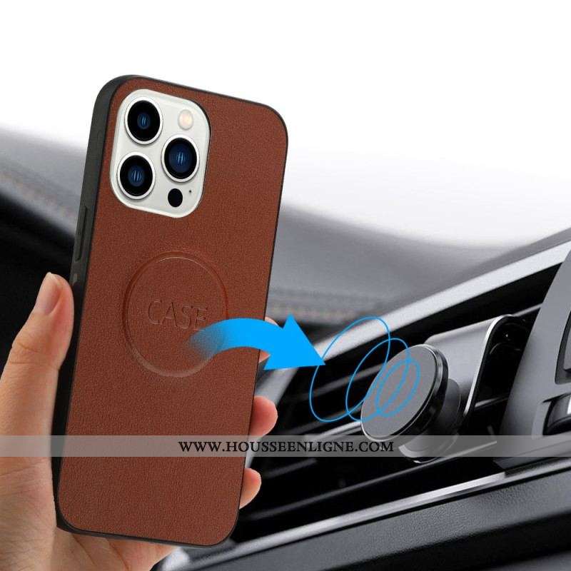 Housse iPhone 14 Pro Coque Détachable Fermoir Argenté