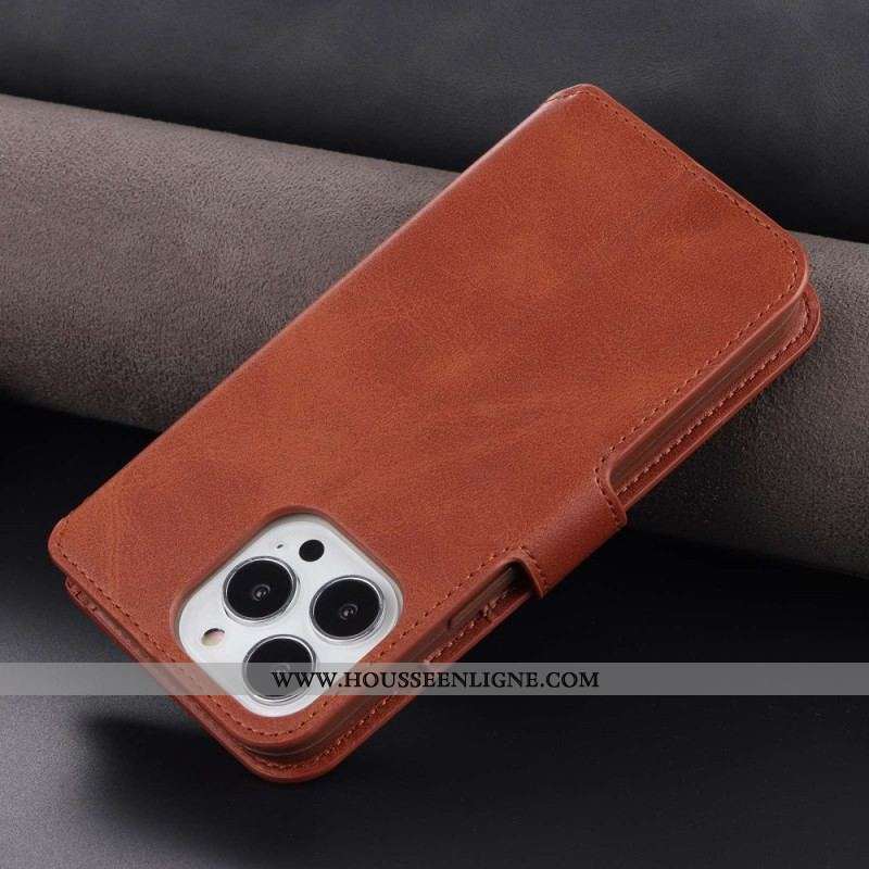 Housse iPhone 14 Pro Max AZNS Simili Cuir