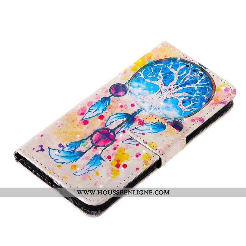 Housse iPhone 14 Pro Max Attrape Rêves Aquarelle