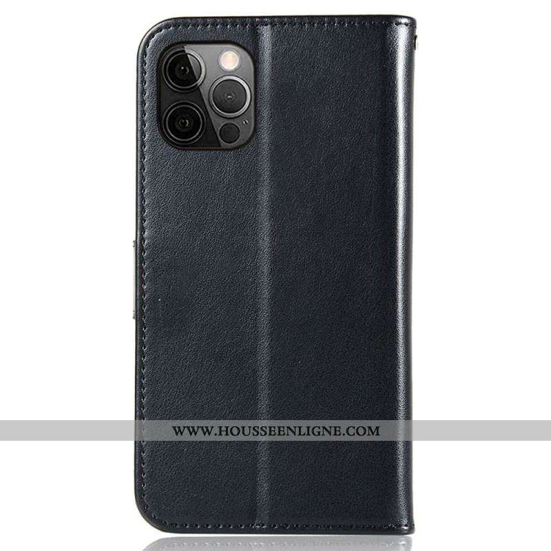 Housse iPhone 14 Pro Max Attrape Rêves Hibou à Lanière