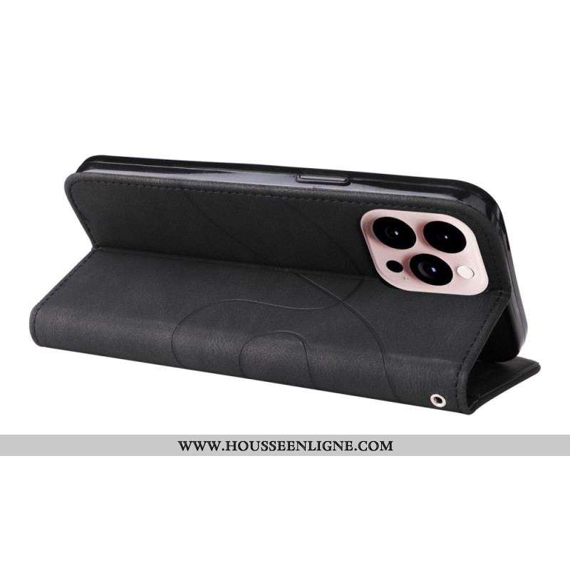 Housse iPhone 14 Pro Max Bicolore à Lanière