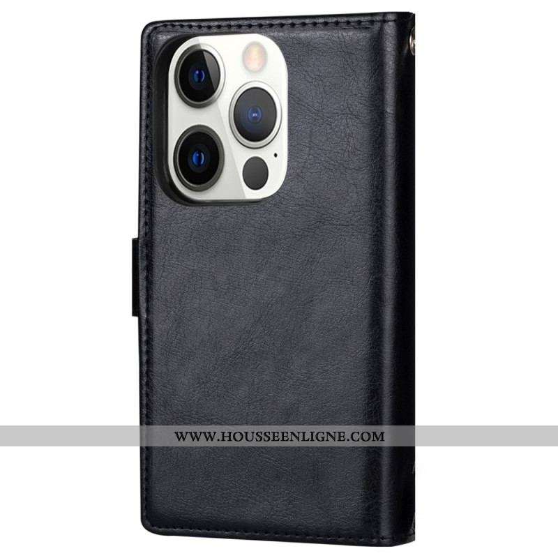 Housse iPhone 14 Pro Max Coque Détachable 9 Porte-Cartes