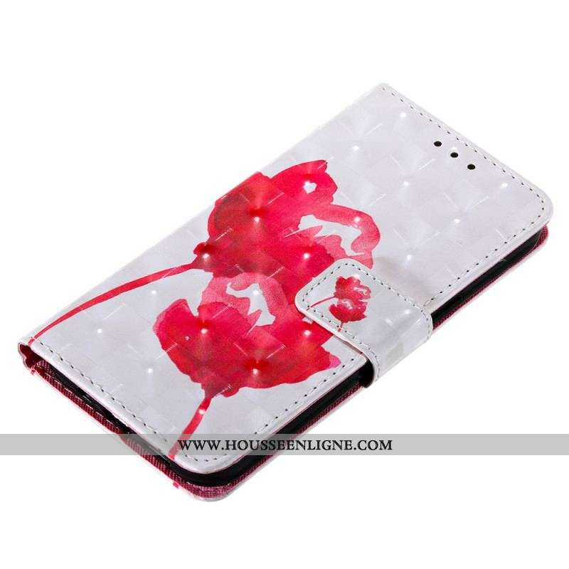 Housse iPhone 14 Pro Max Coquelicot Aquarelle