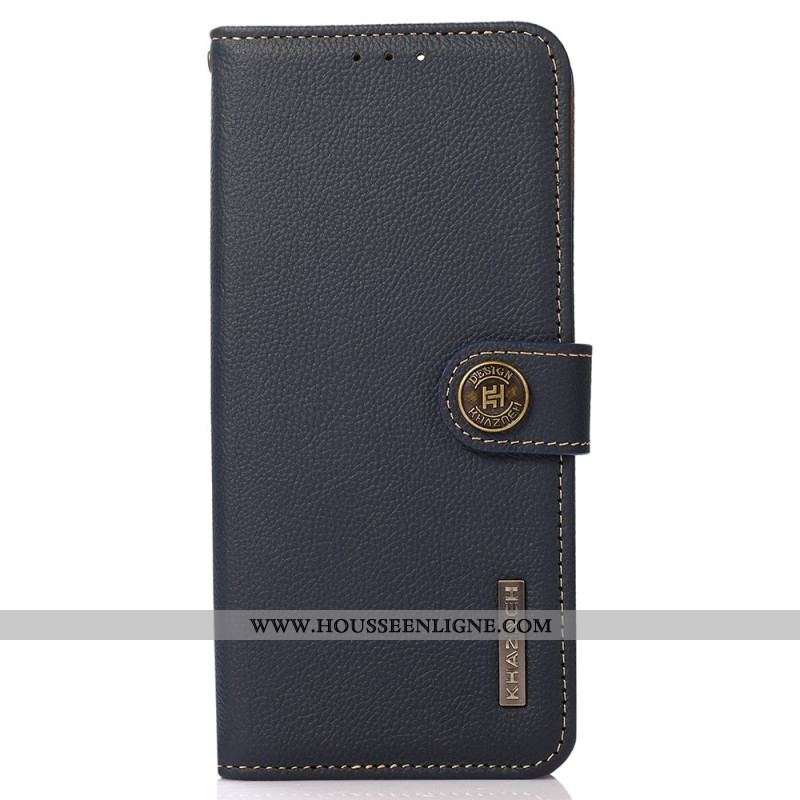 Housse iPhone 14 Pro Max Cuir Véritable KHAZNEH RFID