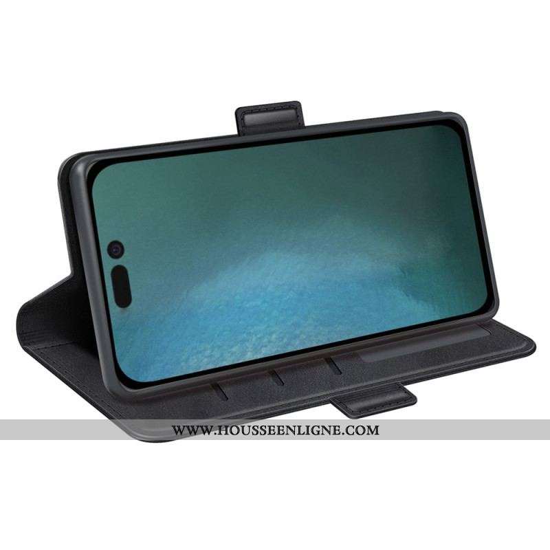 Housse iPhone 14 Pro Max Double Fermoir