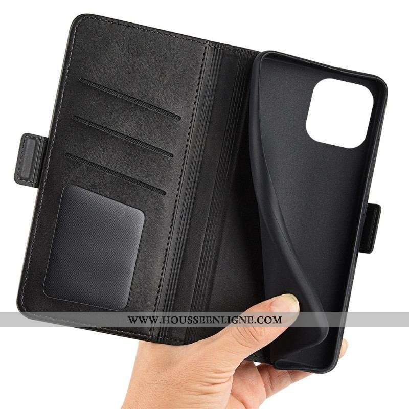 Housse iPhone 14 Pro Max Double Fermoir