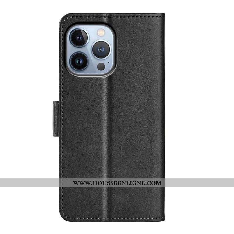 Housse iPhone 14 Pro Max Double Fermoir