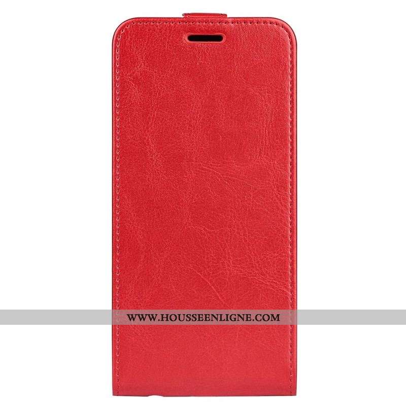 Housse iPhone 14 Pro Max Effet Cuir Rabat Vertical