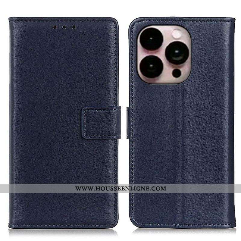 Housse iPhone 14 Pro Max Effet Cuir Simple