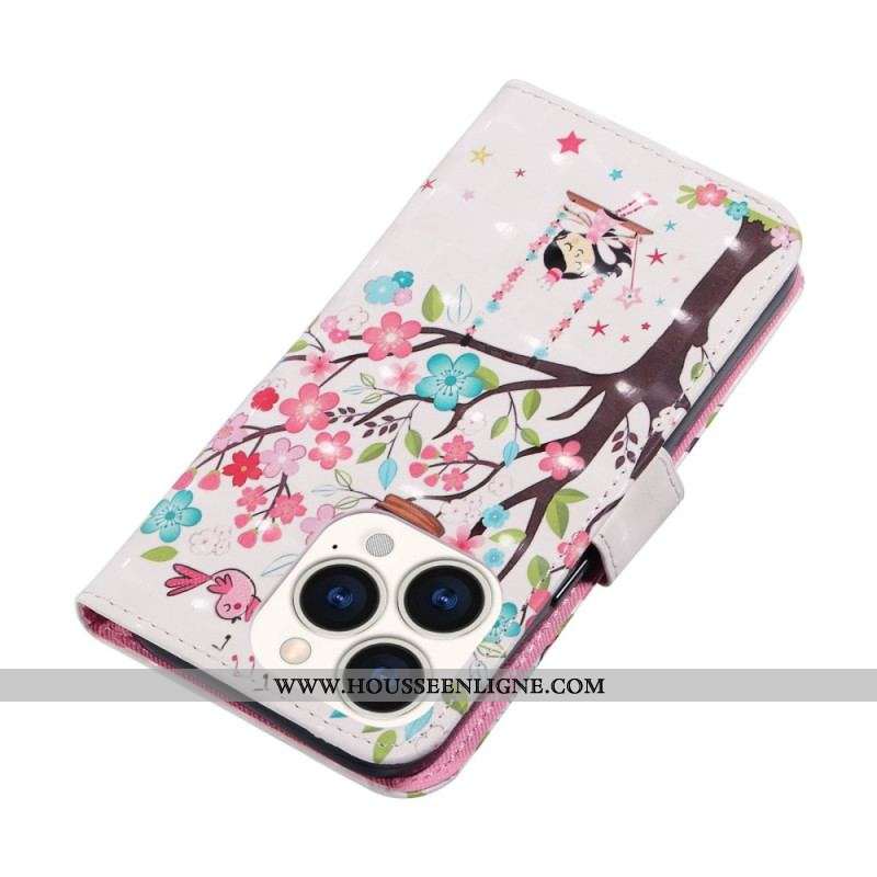 Housse iPhone 14 Pro Max Joyeuse Balançoire