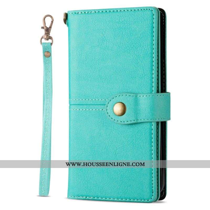 Housse iPhone 14 Pro Max Multi-Fonctionnelle Vintage