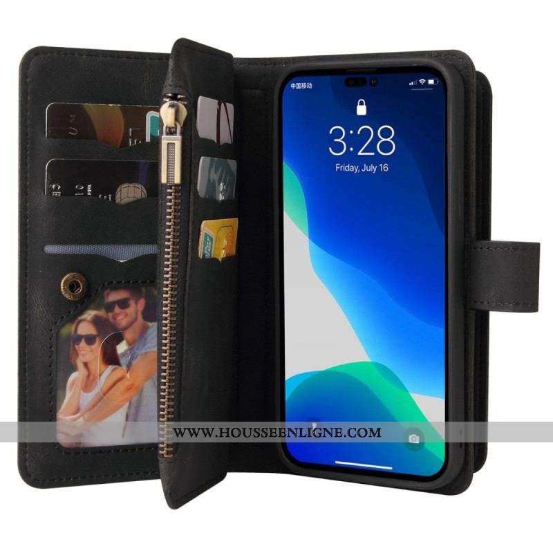 Housse iPhone 14 Pro Max Multi-fonctions Porte-Cartes Optimisés