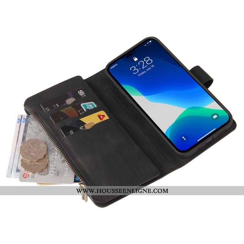 Housse iPhone 14 Pro Max Multi-fonctions Porte-Cartes Optimisés