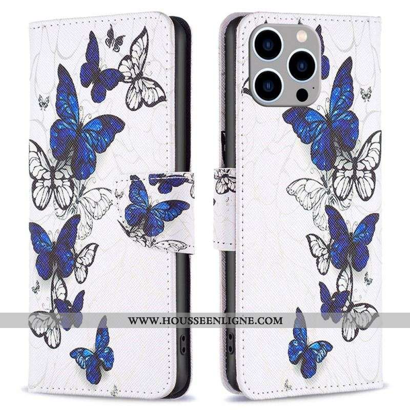 Housse iPhone 14 Pro Max Papillons en Vol
