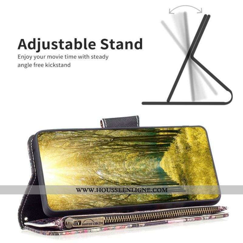 Housse iPhone 14 Pro Max Poche Zippée Éléphant