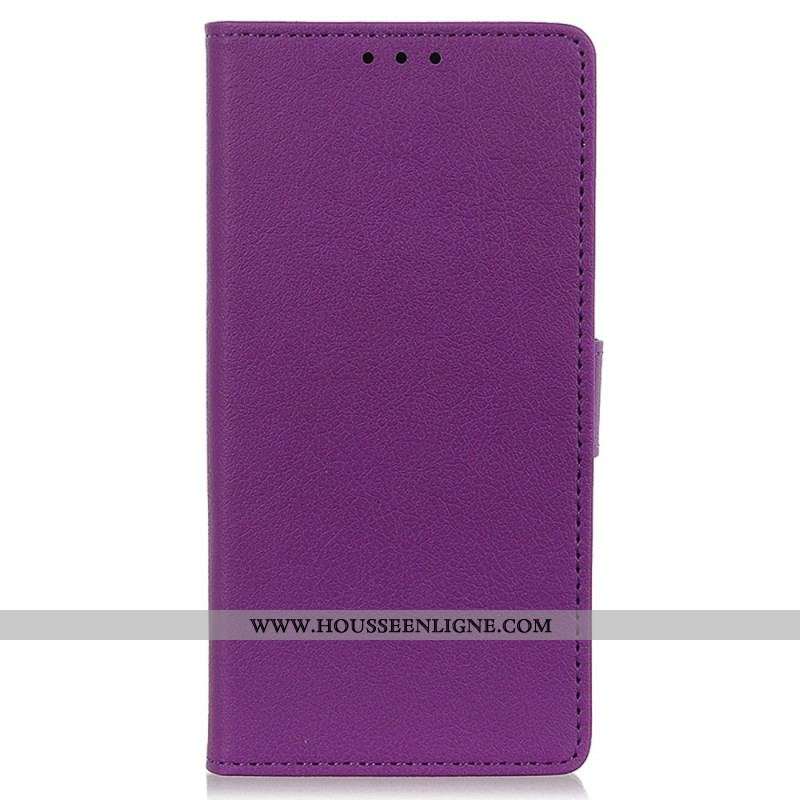 Housse iPhone 14 Pro Max Simili Cuir Classique