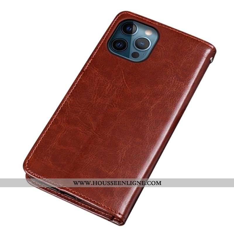 Housse iPhone 14 Pro Max Simili Cuir IDEWEI