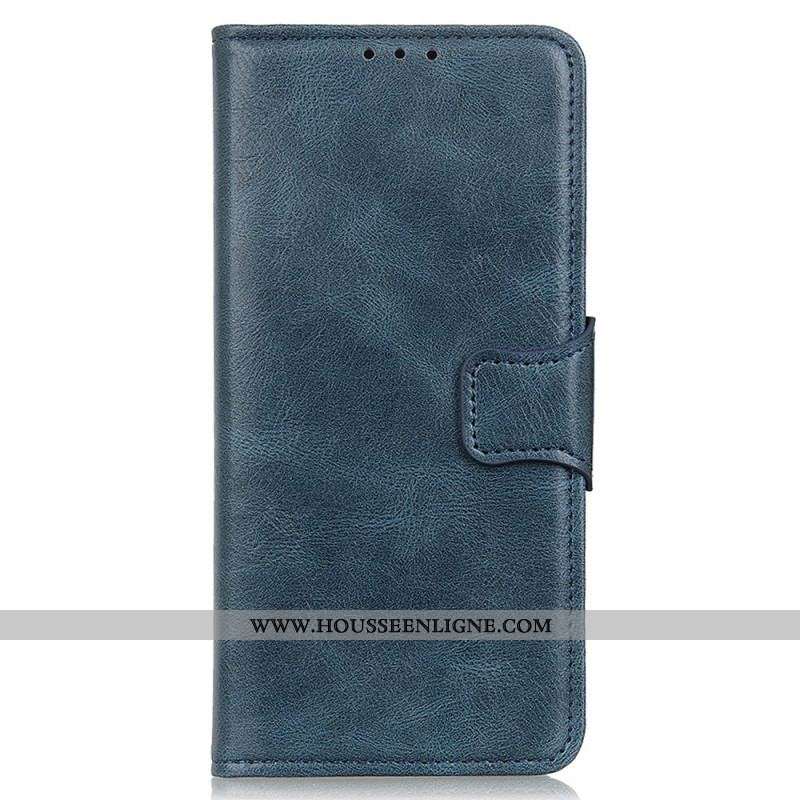 Housse iPhone 14 Pro Max Style Cuir Fermoir Réversible