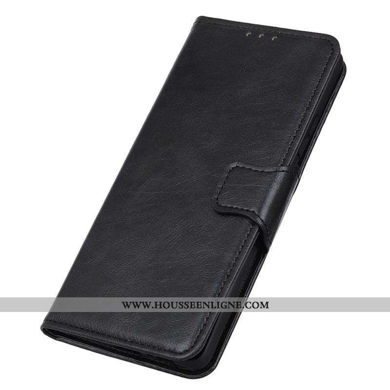 Housse iPhone 14 Pro Max Style Cuir Fermoir Réversible