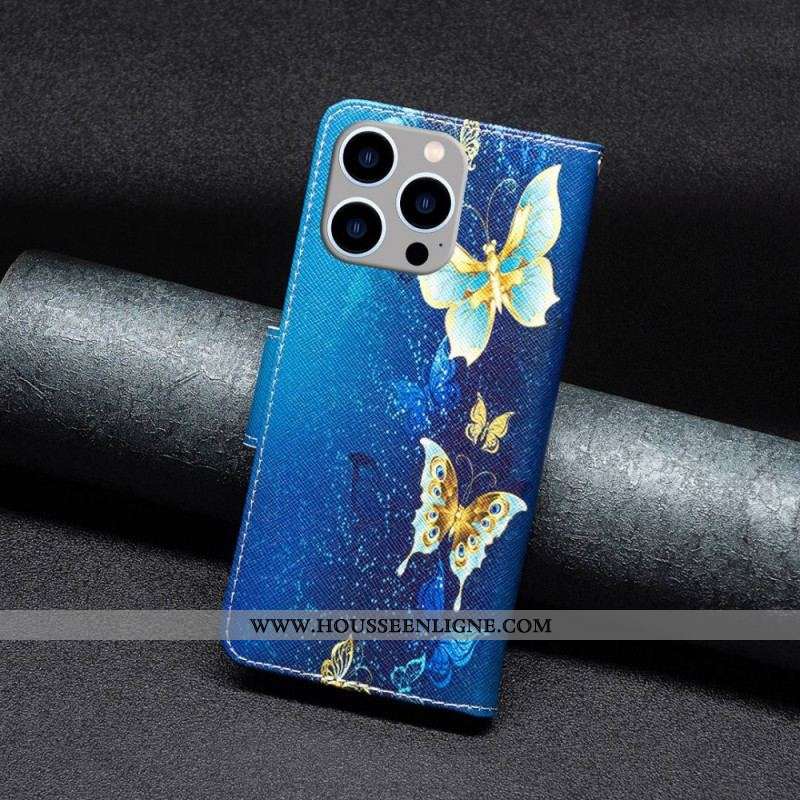 Housse iPhone 14 Pro Max Vol de Papillons