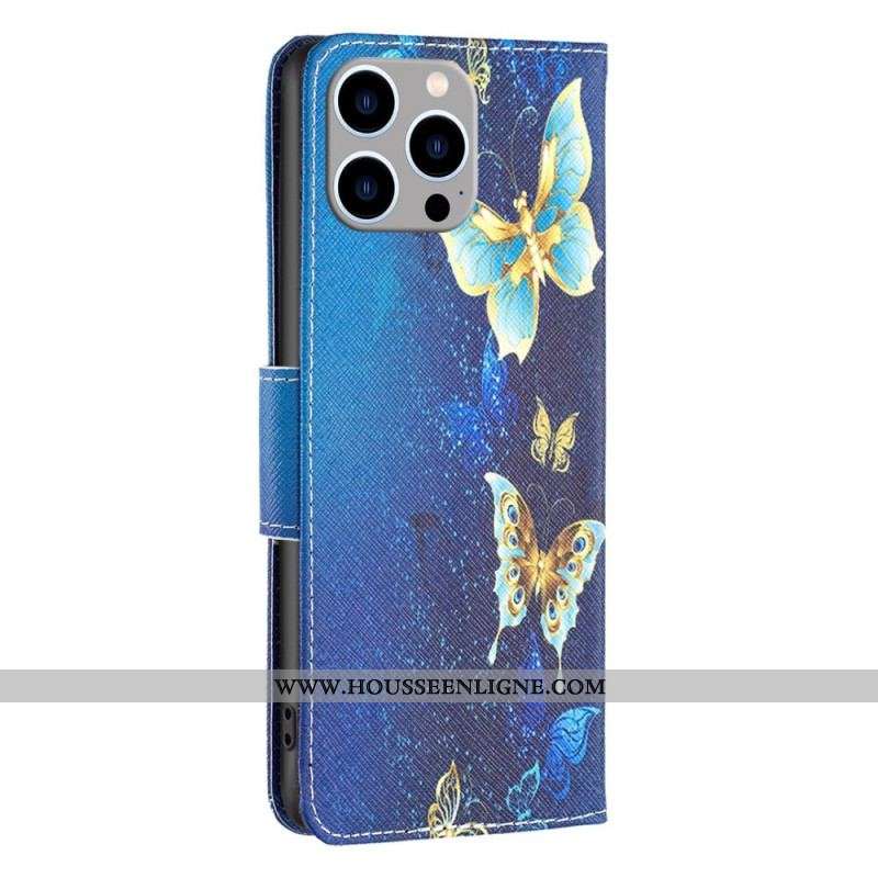 Housse iPhone 14 Pro Max Vol de Papillons