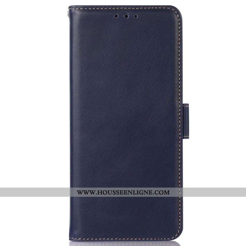 Housse iPhone 14 Pro Max Véritable Cuir Fonction RFID