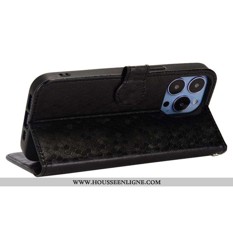 Housse iPhone 14 Pro Motif 3D à Lanière