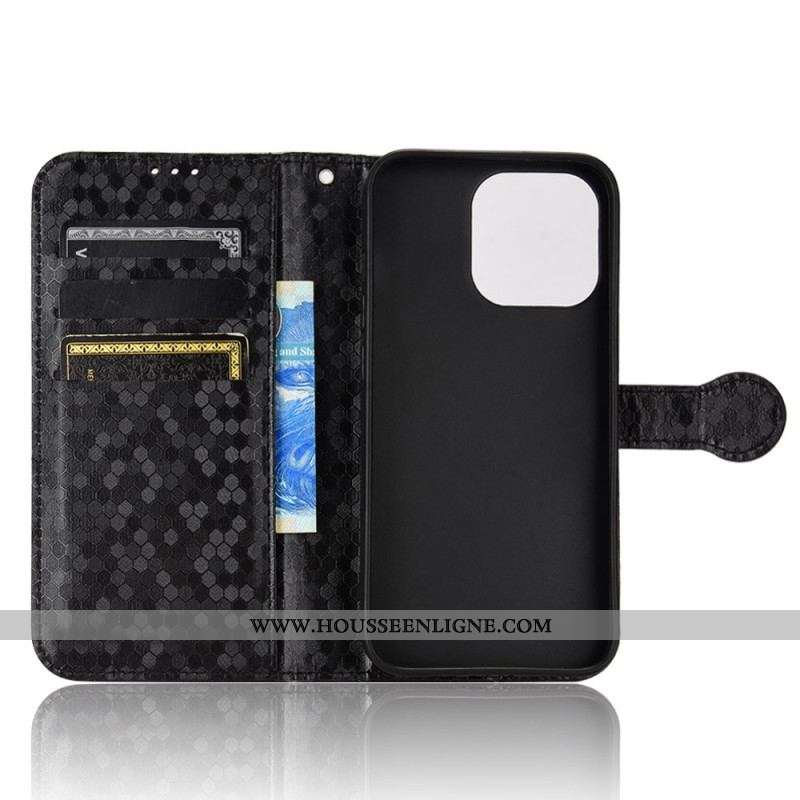 Housse iPhone 14 Pro Motif 3D à Lanière