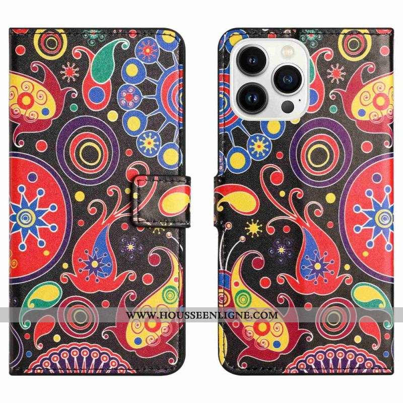 Housse iPhone 14 Pro Motif Galaxie
