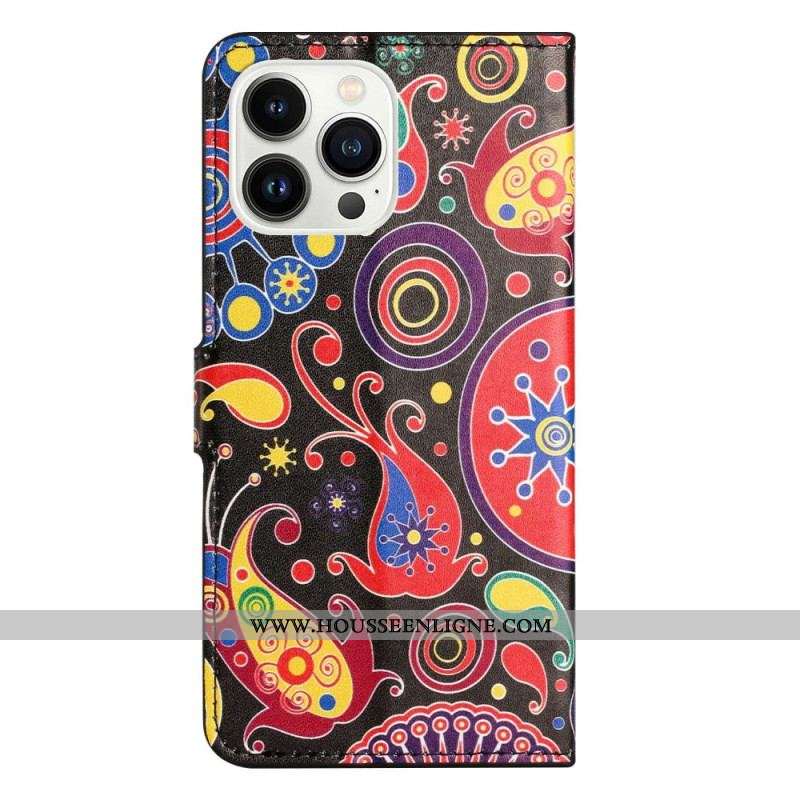 Housse iPhone 14 Pro Motif Galaxie