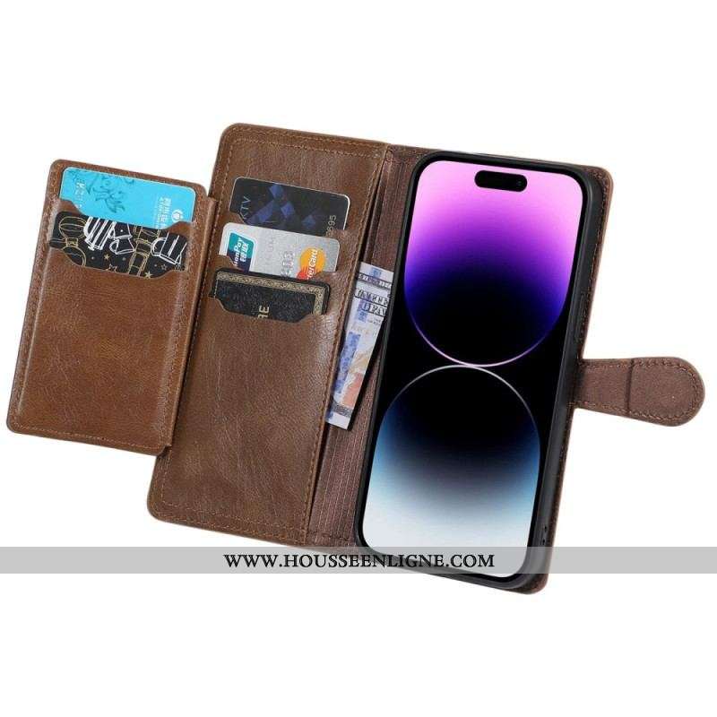 Housse iPhone 14 Pro Porte-Monnaie Frontal